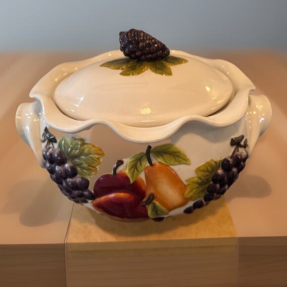 Home Interiors Other - Home interiors Bakeware casserole with lid Sonoma Villa collection Preowned EUC